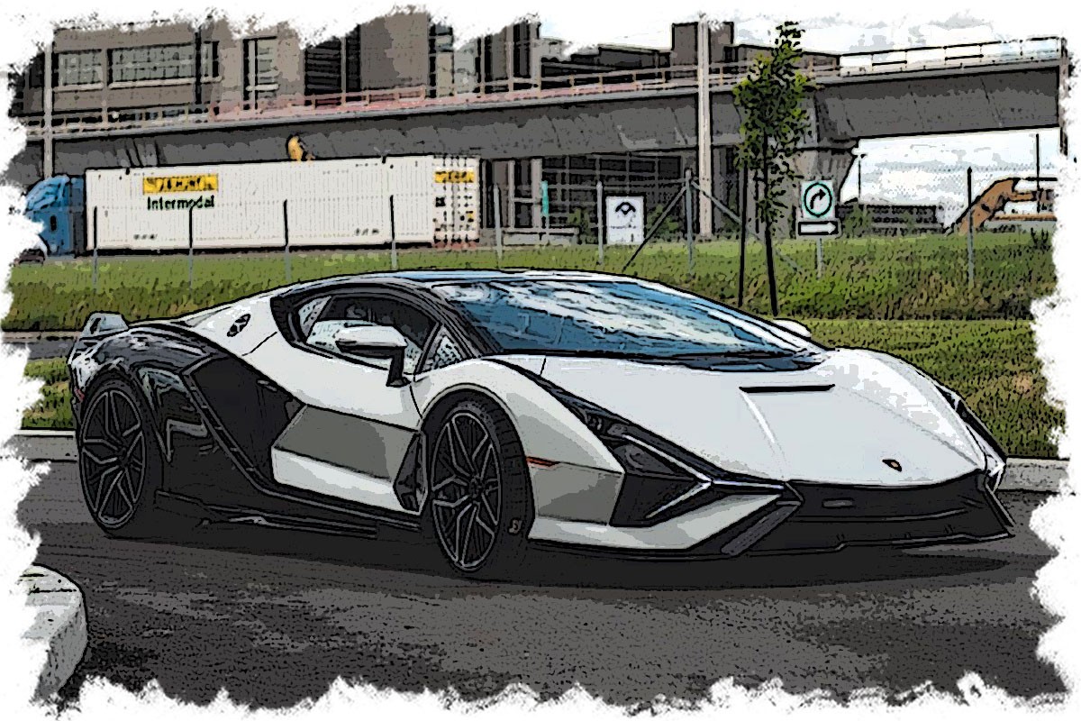Lamborghini Sian FKP 37 2019 ビアンコカノプス/エクスポーズドカーボン (ミニカー) その他の画像2
