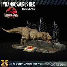 1/35 Scale Plastic Tyrannosaurus Rex Plastic Model Kit (Plastic model)
