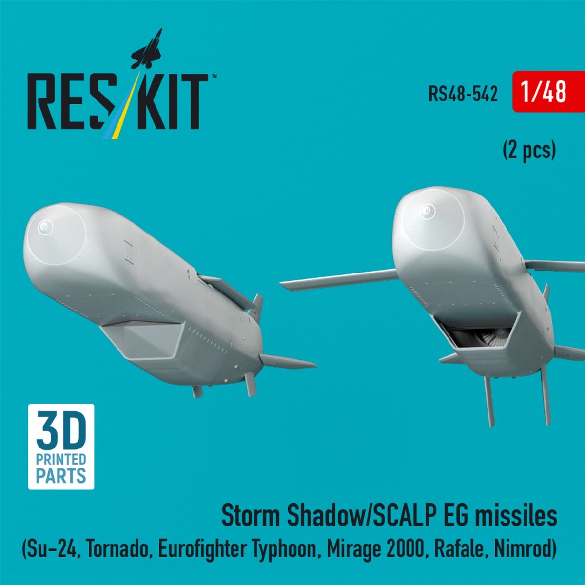 Reskit Storm Shadow/SCALP EG Missiles (2 pcs) (Plastic model) รูปภาพ 4