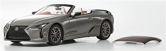 Lexus RZ 450e & LC500 Convertibleミニカーセット LEXUS LC500 Convertible `PINNACLE`(Neutrino Gray) Diecast Car