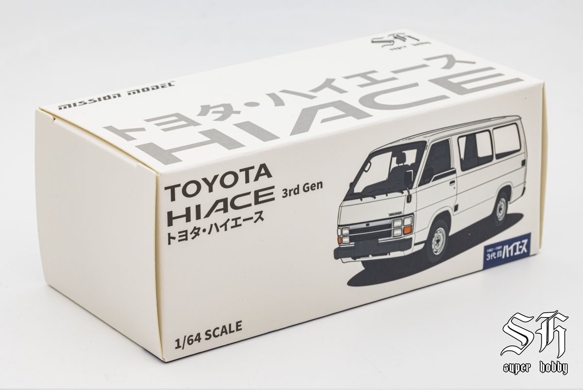 トヨタ ハイエース 3代目 ホワイト ミニカー｜ホビーサーチ