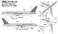 Boeing 767-300 (Mohican Jet) (Plastic model) 塗装2 Thumbnail