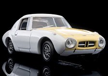 LV－215b トヨタ スポーツ800 カスタムカラー仕様 (白/黄) 65年式 (ミニカー)