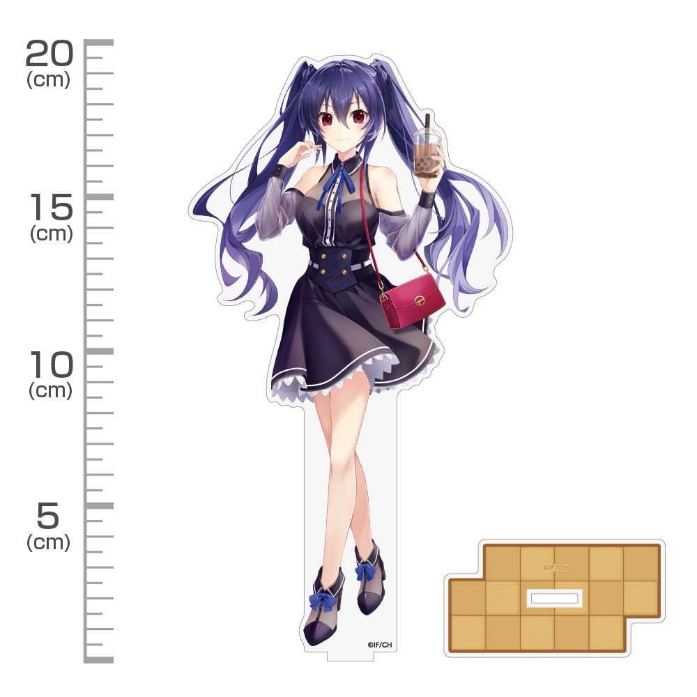 Hyperdimension Neptunia Newly Drawn Noire Acrylic Stand (Large
