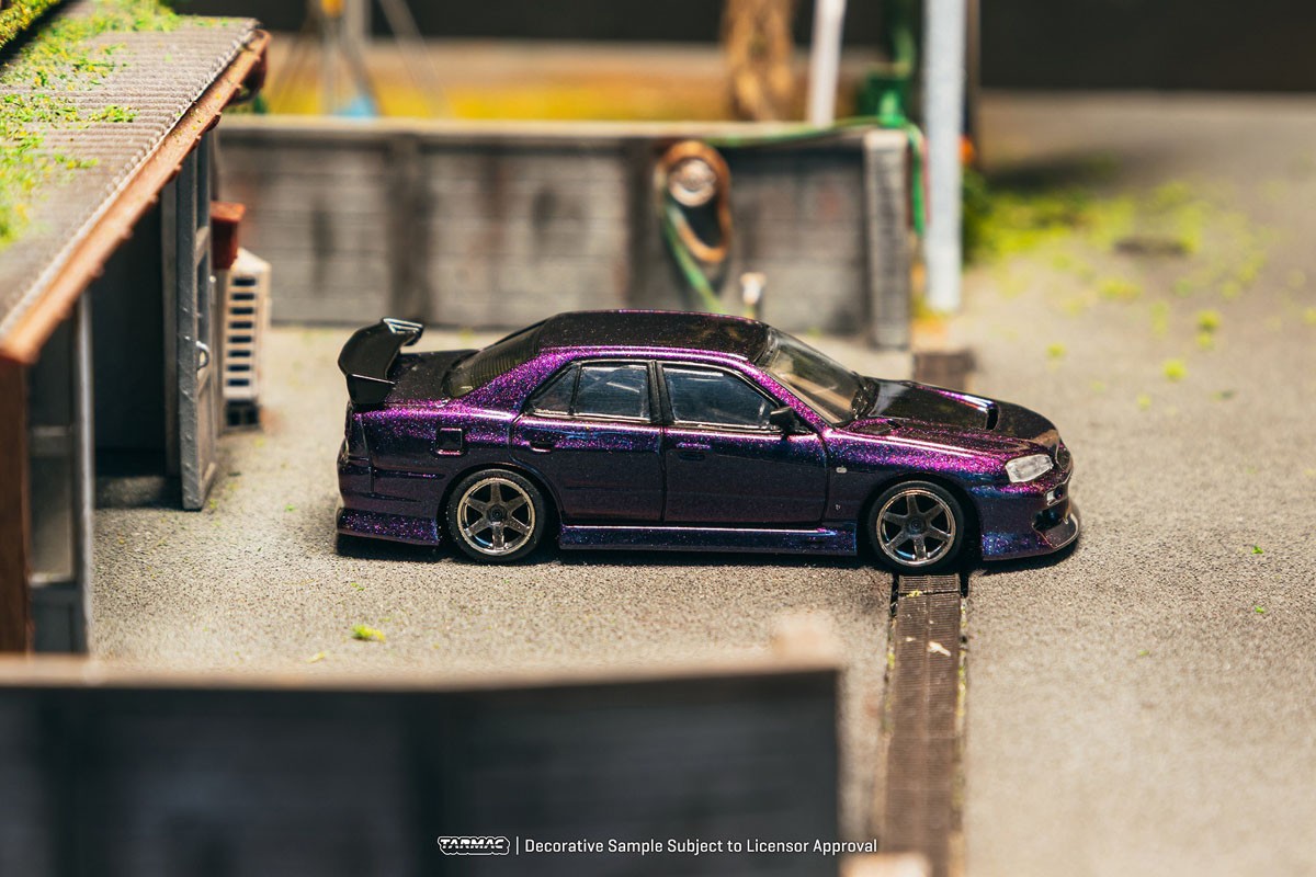 URAS Skyline ER34 Midnight Purple [ペーパーボックス] (ミニカー) その他の画像3