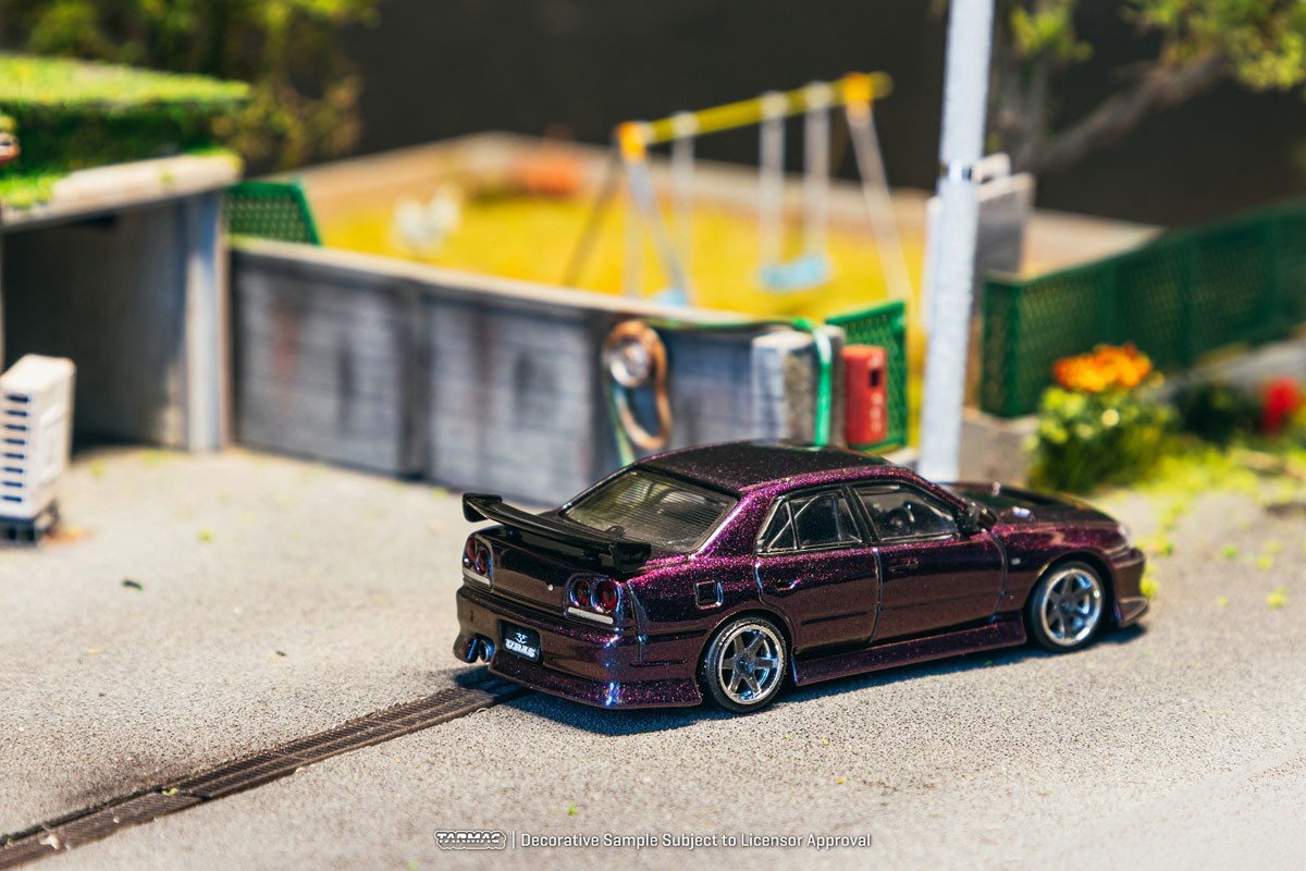 URAS Skyline ER34 Midnight Purple [ペーパーボックス] (ミニカー) その他の画像4