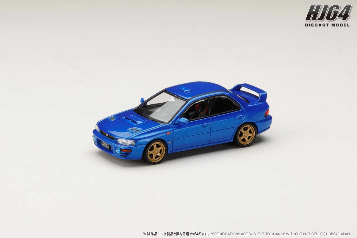 ハワイ産 ミニカー 4台セット 自動車模型 SUBARU IMPREZA WRX Type RA STi ver.IV V-Limited 1998 ソニック