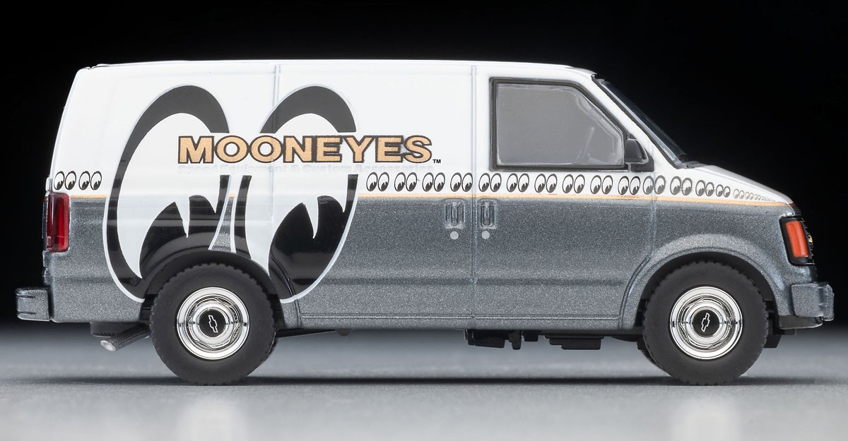 LV－N344c シボレー アストロ バン (MOONEYES)白/グレー (ミニカー) 商品画像5