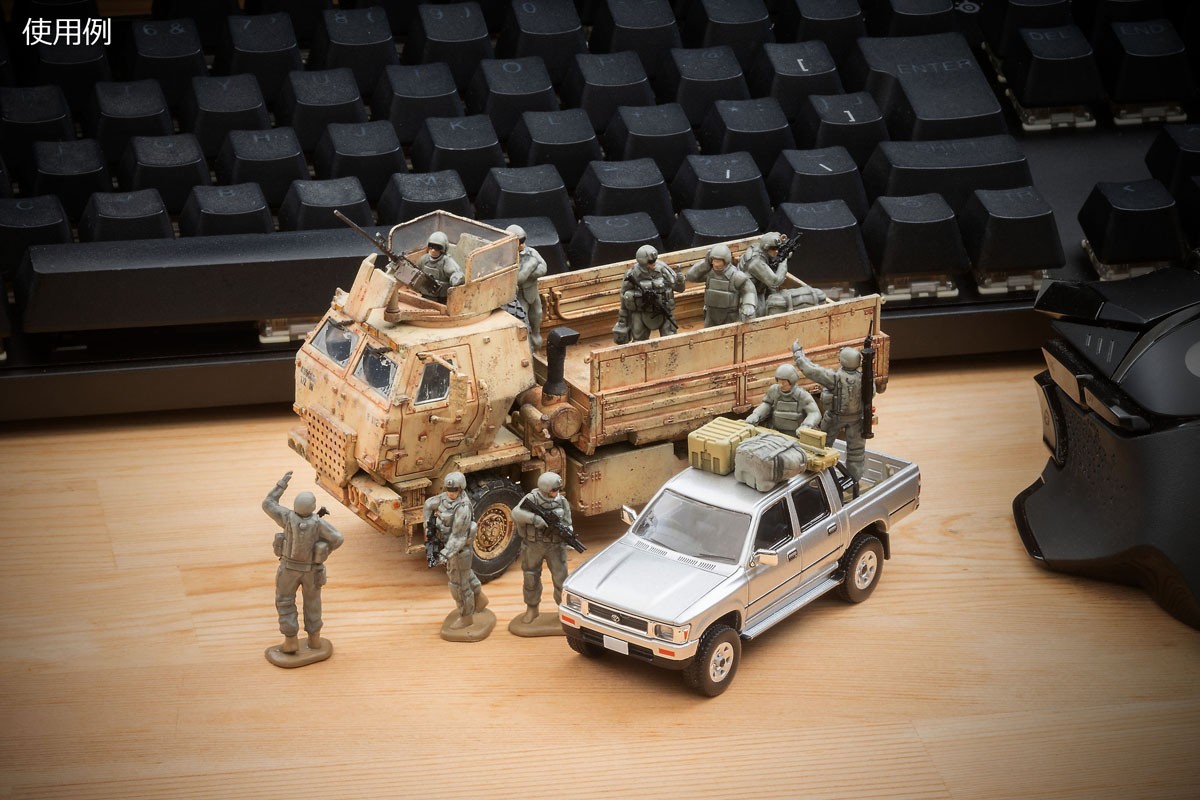 [AS006]戦闘車両情景セット (UCPグレー) (ミニカー) 商品画像6