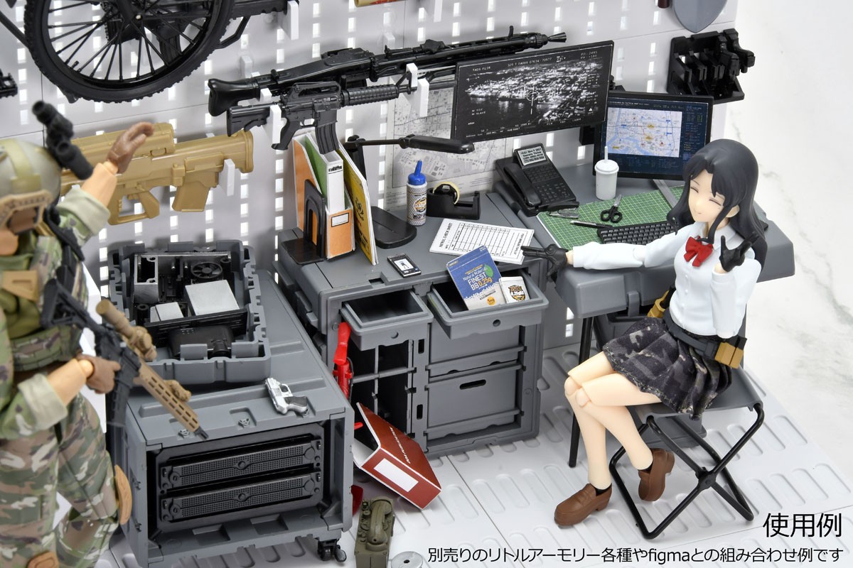 1/12 Little Armory [LD055]フィールドデスクA3 プラモデル｜ホビーサーチ