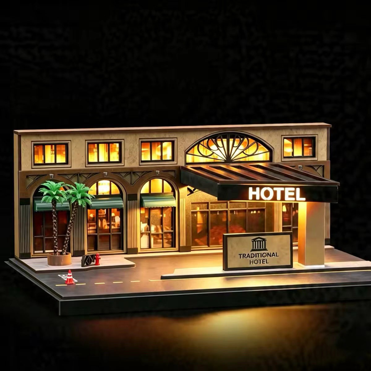 3F 希少 ドイツ パラダイスバー ストラクチャー ジオラマ建物 欧州建築 海外情景ジオラマ TRADITIONAL HOTEL ミニカー｜ホビーサーチ