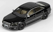 Audi S8 2008 ブラック (ミニカー)