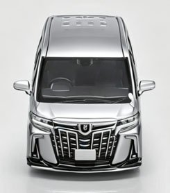 トヨタアルファード カスタムバージョン リキッド・メタリック・シルバー (ミニカー) 商品画像6