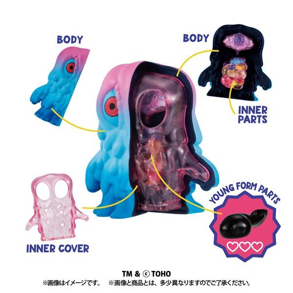 INSIDE FANTASY Hedorah (Set of 4) (Completed) その他の画像5