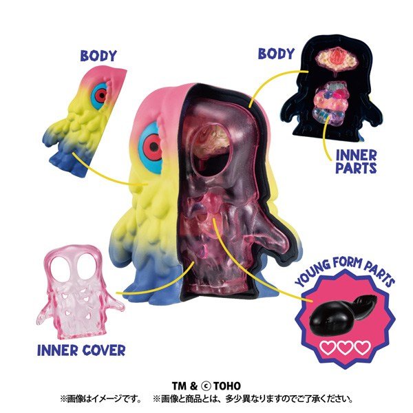 INSIDE FANTASY Hedorah (Set of 4) (Completed) その他の画像7