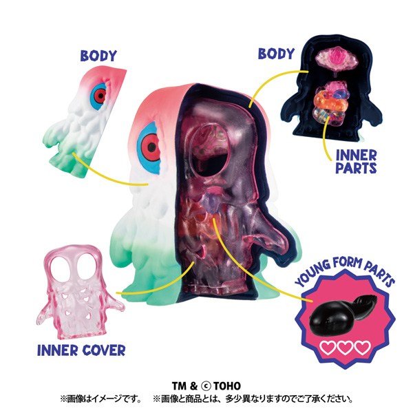 INSIDE FANTASY Hedorah (Set of 4) (Completed) その他の画像9