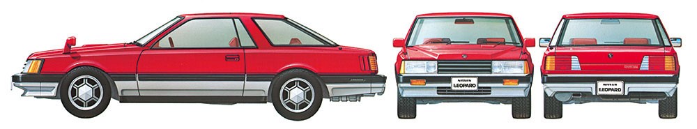 NISSAN レパード 2ドア ハードトップ 280X・SF-L (プラモデル) その他の画像3
