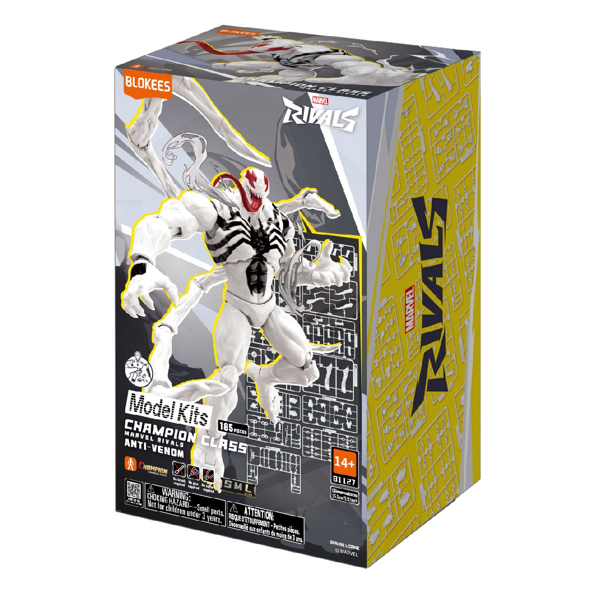 Blokees マーベル ライバルズ CHAMPION CLASS15 アンチ・ヴェノム (プラモデル) パッケージ1