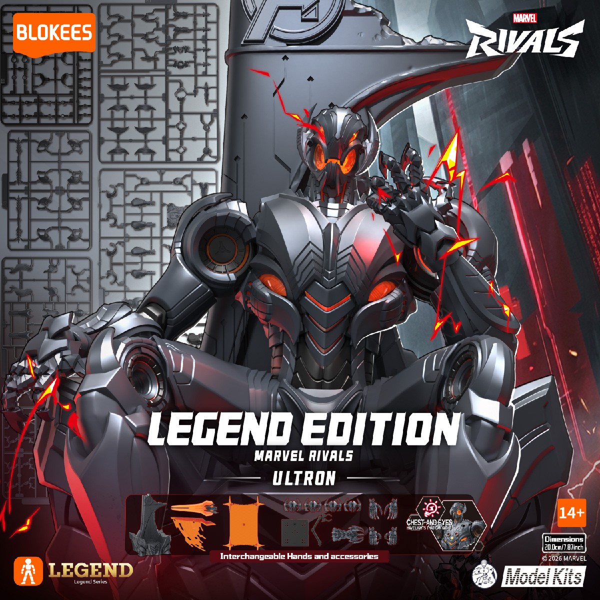 Blokees マーベル・ライバルズ Legend Edition01 ウルトロン (プラモデル) その他の画像13