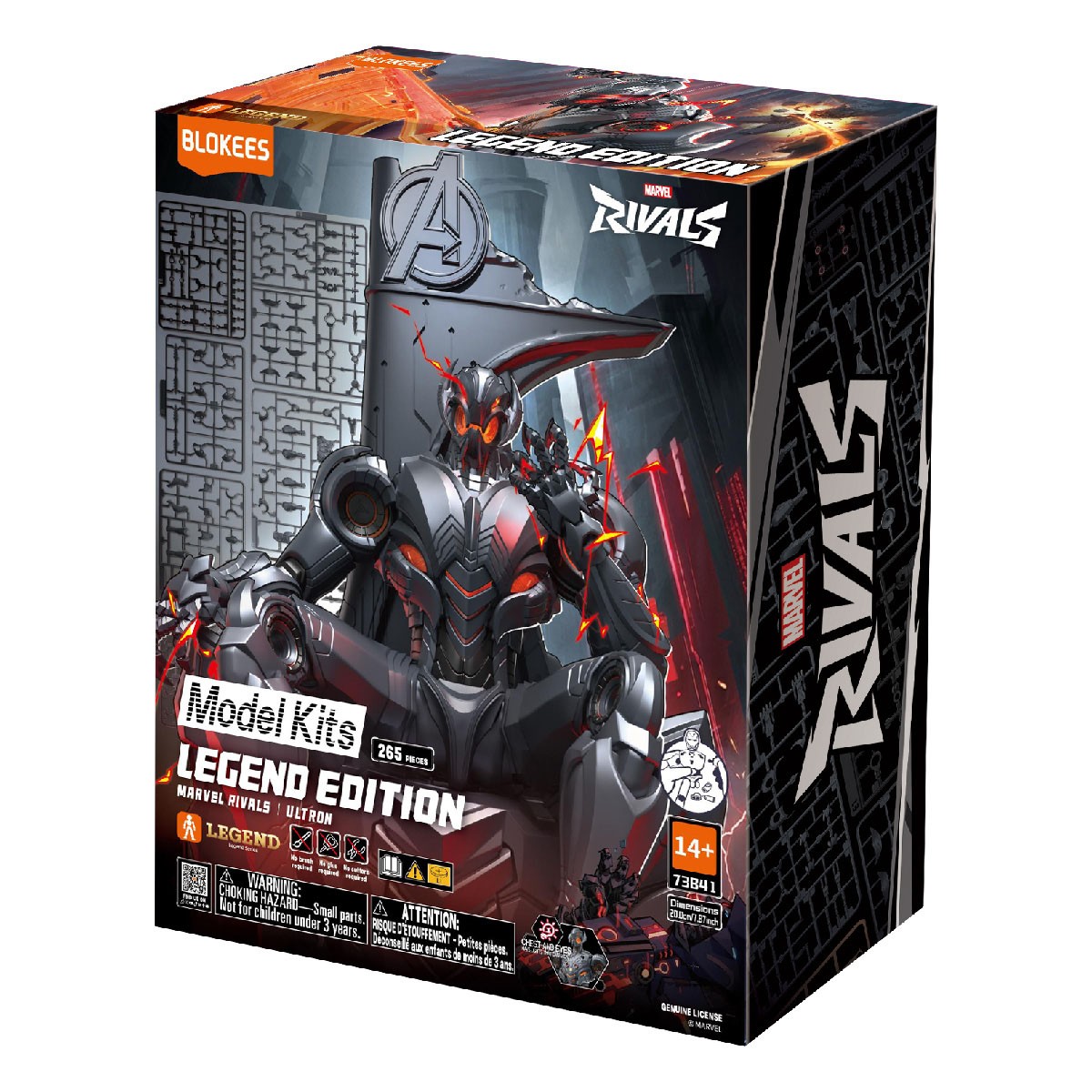 Blokees マーベル・ライバルズ Legend Edition01 ウルトロン (プラモデル) パッケージ1