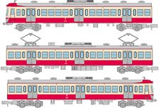 鉄道コレクション 三岐鉄道 801系803編成赤電カラー 3両セット (3両セット) (鉄道模型)