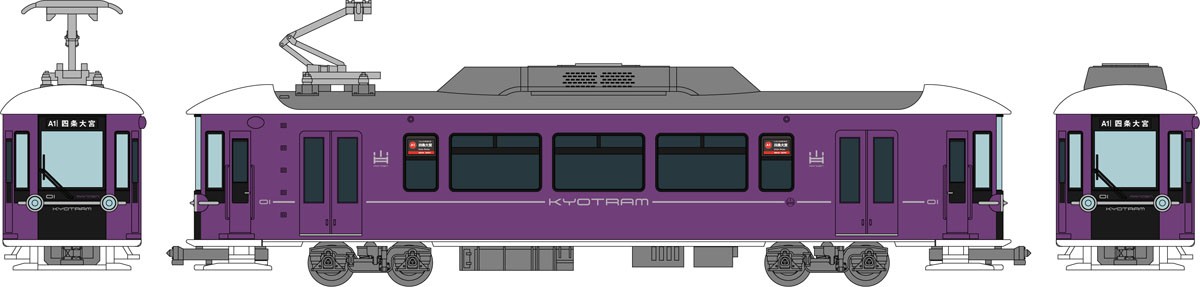 鉄道コレクション 京福電気鉄道 モボ1形 KYOTRAM (1号車) (鉄道模型) その他の画像1