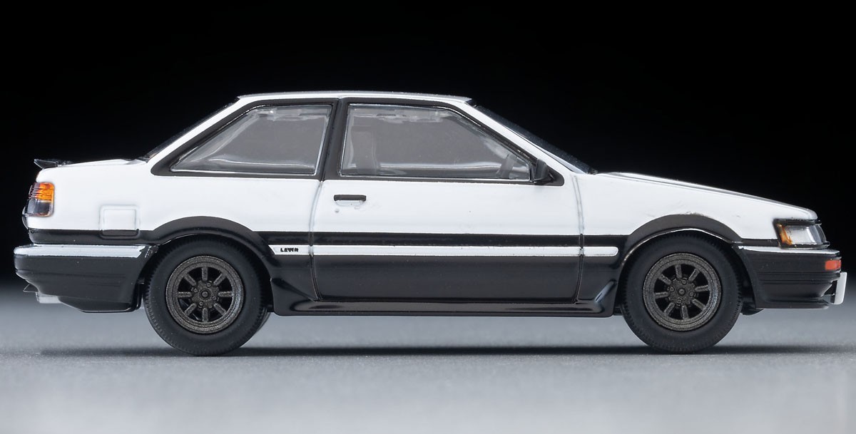 LV－N304d トヨタ カローラレビン 2ドア GT－APEX RSワタナベホイール装着車(白/黒)85年式 (ミニカー) 商品画像4