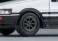 LV－N304d トヨタ カローラレビン 2ドア GT－APEX RSワタナベホイール装着車(白/黒)85年式 (ミニカー) 商品画像7 サムネイル