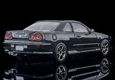 LV－N353c 日産 スカイライン 2ドアスポーツクーペ 25GT TURBO オプションパーツ付(黒)2000年式 (ミニカー)
