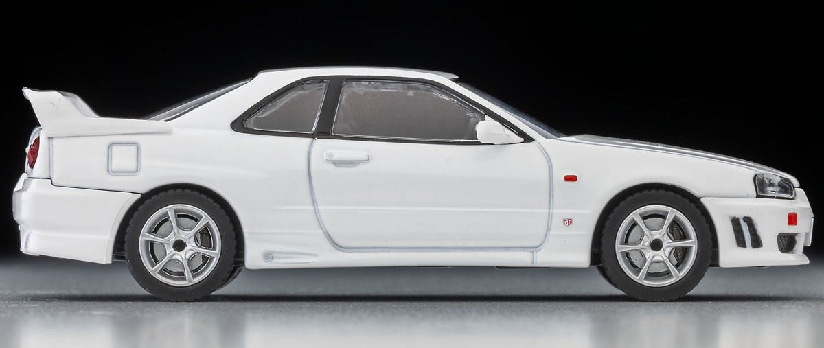 LV-N365b Nissan Skyline 2 Door Sports Coupe 25GT TURBO w/Option Parts (White) 1998 (Diecast Car) 商品画像5
