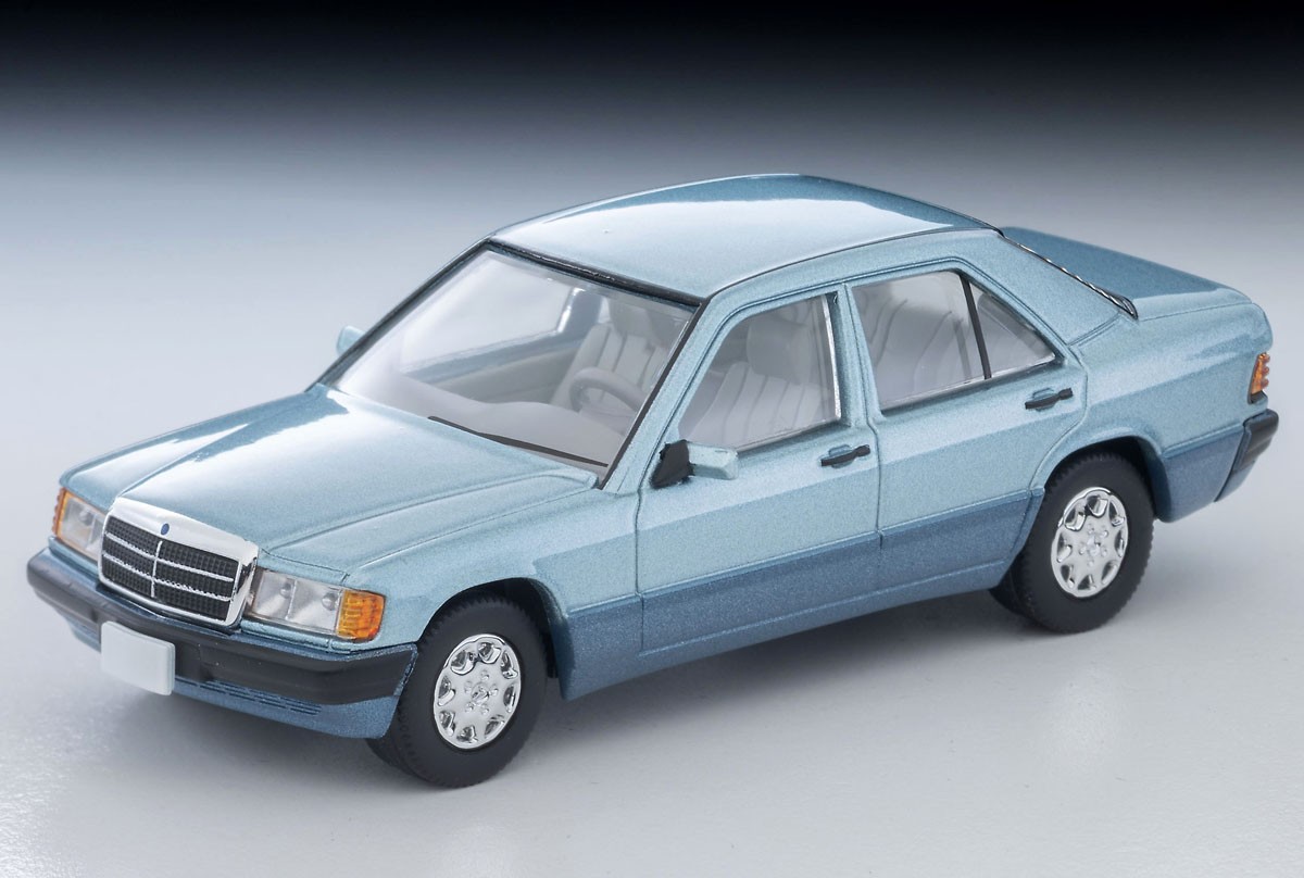 LV－N77c メルセデスベンツ 190 E (パールブルー)92年式 (ミニカー) 商品画像2