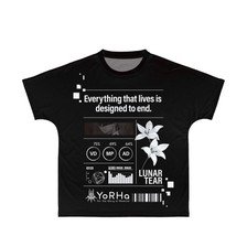 NieR\:Automata Ver1.1a 9S Ani-Art BLACK LABEL Full Graphic T-shirt Unisex (Size /XS) (Anime Toy)