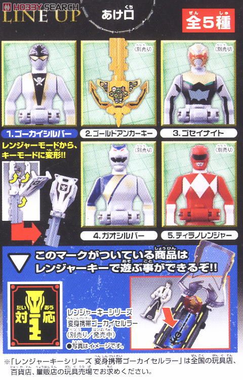 海賊戦隊 ゴーカイジャー レンジャーキー2 10個セット (食玩