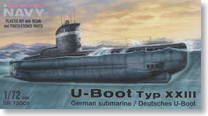 U-boat Type XXIII (Plastic model) - HobbySearch Military Model Store