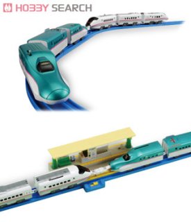 Series E5 & Series E3-0 Consolidated Set Model Train Japan Tracking Plarail