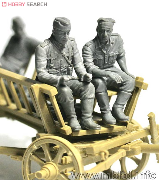 独・歩兵4体+馬車・負傷兵撤退シーン (プラモデル) - ホビー