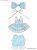 Fairy* Tunic Camisole One-piece Set (Light Blue) (Fashion Doll) Item picture1