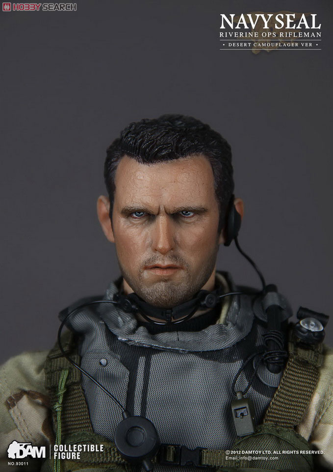 DAMTOY 1/6 Navy Seal Riverine OPS Rifleman Desert Camouflage