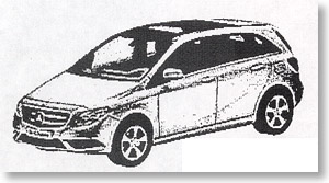 メルセデスベンツ B-class 2011 (W246) カルサイトホワイト (ミニカー)