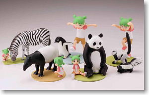 CapsuleQ Fraulein Yotsuba & Monochrome Animals Figure Collection 2 24 pieces (PVC Figure)