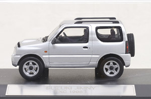 1/43 HI STORY HS066SL SUZUKI JIMNY XC 1998 SILVER model car