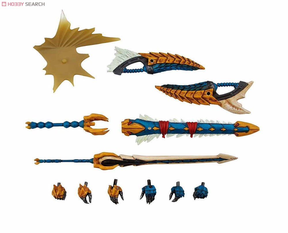 Revoltech Hunter Swordsman Zinogre Series Series No.133 (Completed) 商品画像8