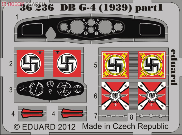 メルセデスベンツ G4 (1939) 6輪高級軍用乗用車 エッチングパーツ (プラモデル) 商品画像1