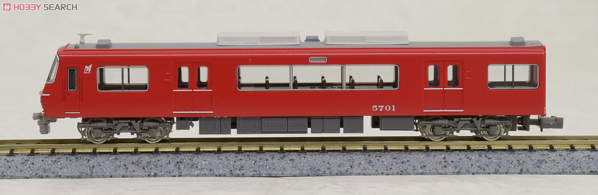 Meitetsu Series 5700 Six Car Fornation Set (w/Motor) (6-Car Set) (Pre-colored Completed) (Model Train) 商品画像2