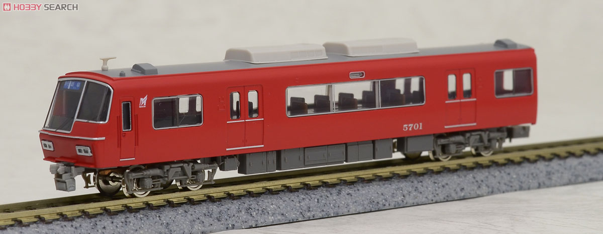 Meitetsu Series 5700 Six Car Fornation Set (w/Motor) (6-Car Set) (Pre-colored Completed) (Model Train) 商品画像3