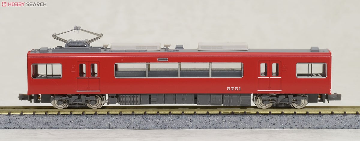 Meitetsu Series 5700 Six Car Fornation Set (w/Motor) (6-Car Set) (Pre-colored Completed) (Model Train) 商品画像7