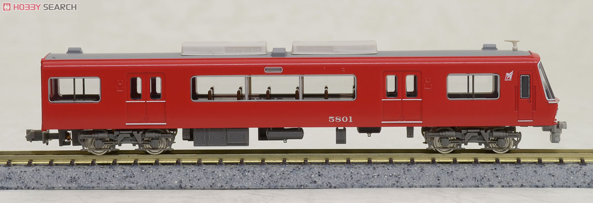 Meitetsu Series 5700 Six Car Fornation Set (w/Motor) (6-Car Set) (Pre-colored Completed) (Model Train) 商品画像9
