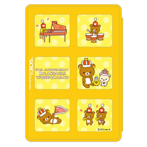 3DS カード収納ケース リラックマワンダーランド センチメンタルサーカス キャラカードケース12 for ニンテンドー3DS リラックマ