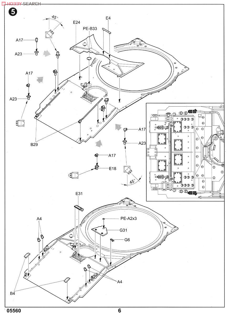 Russian T-90 MBT - Cast Turret (Plastic model) Assembly guide4