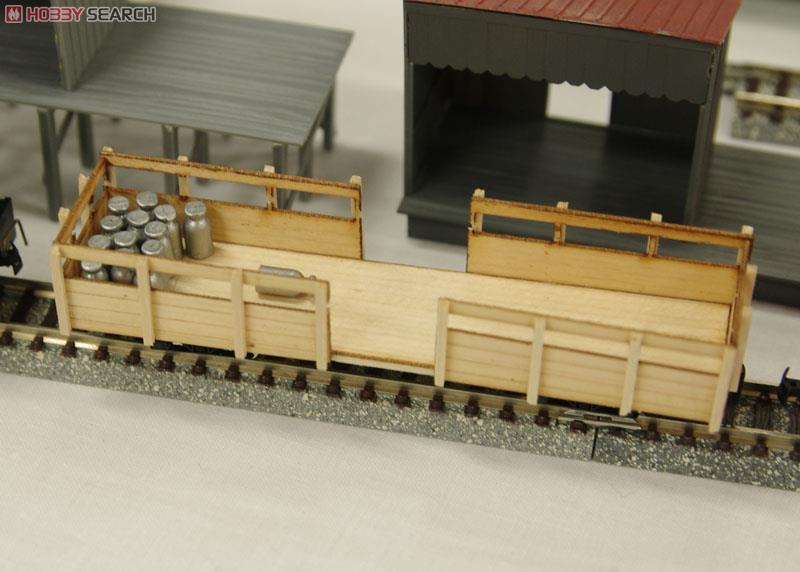 1/80 9mm 「北のメルヘン」 北海道 簡易軌道 貨物 ミルクカー キット (2両分・台車別売) (2両・組み立てキット) (鉄道模型) その他の画像1